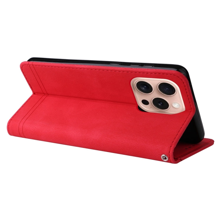 For iPhone 16 Pro Skin Feel Life Tree Leather Phone Case(Red) - iPhone 16 Pro Cases by PMC TechLife | Online Shopping South Africa | PMC TechLife | Buy Now Pay Later Mobicred