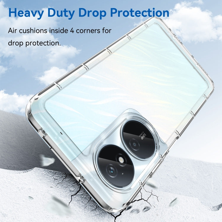 For Honor Play 50 Plus Colorful Series Acrylic Hybrid TPU Phone Case(Transparent) - Honor Cases by PMC TechLife | Online Shopping South Africa | PMC TechLife | Buy Now Pay Later Mobicred