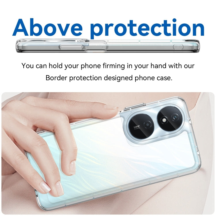 For Honor Play 50 Plus Colorful Series Acrylic Hybrid TPU Phone Case(Transparent) - Honor Cases by PMC TechLife | Online Shopping South Africa | PMC TechLife | Buy Now Pay Later Mobicred