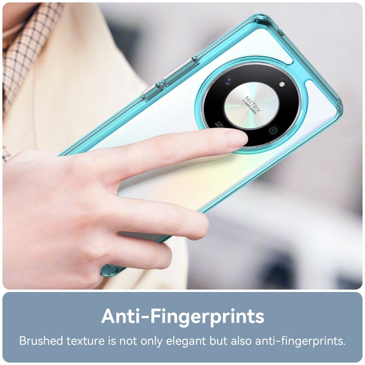 For Honor Magic6 Lite 5G Colorful Series Acrylic Hybrid TPU Phone Case(Transparent Blue) - free shipping - PMC TechLife - Order now!