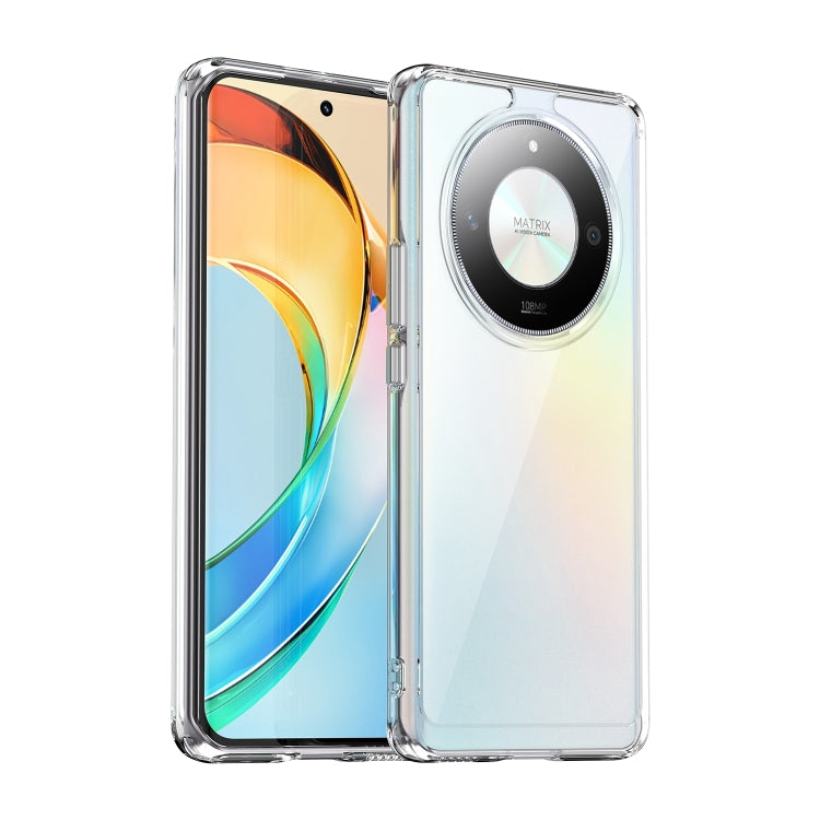 For Honor X9b Colorful Series Acrylic Hybrid TPU Phone Case(Transparent) - Honor Cases by PMC TechLife | Online Shopping South Africa | PMC TechLife | Buy Now Pay Later Mobicred