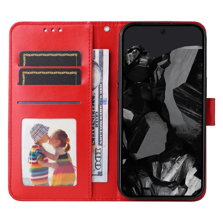 For Google Pixel 9 Pro Embossed Sunflower Leather Phone Case(Red) - Google Cases by PMC TechLife | Online Shopping South Africa | PMC TechLife | Buy Now Pay Later Mobicred