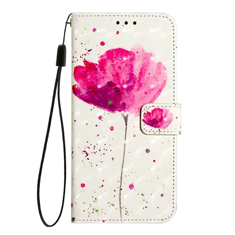 For iPhone 16e 3D Painting Horizontal Flip Leather Phone Case(Flower) - free shipping - PMC TechLife - Order now!