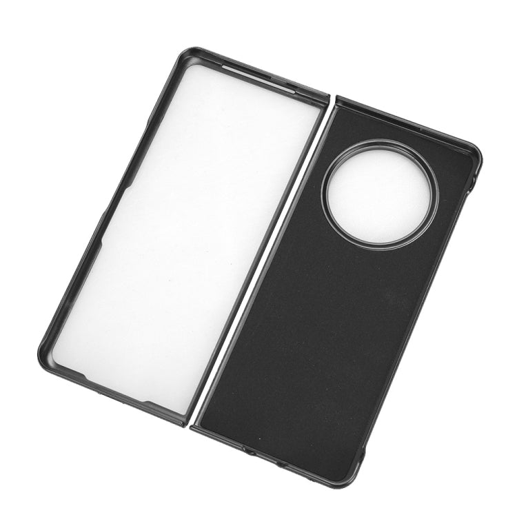 For Tecno Phantom V Fold Litchi Texture Card Slots Back Cover Phone Case(Black) - Tecno Cases by PMC TechLife | Online Shopping South Africa | PMC TechLife