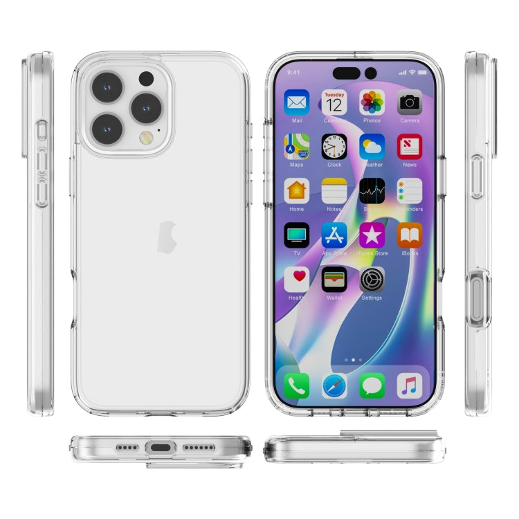 For iPhone 16 Pro Max Shockproof Terminator Transparent Phone Case(Transparent) - free shipping - PMC TechLife - Order now!
