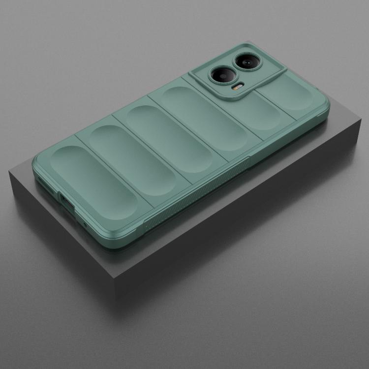 For Motorola Moto G24 4G Global Magic Shield TPU + Flannel Phone Case(Dark Green) - free shipping - PMC TechLife - Order now!