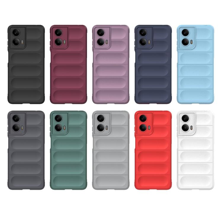 For Motorola Moto G24 4G Global Magic Shield TPU + Flannel Phone Case(White) - free shipping - PMC TechLife - Order now!