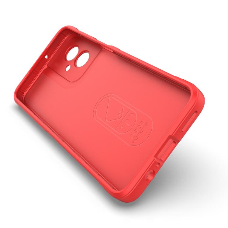 For Motorola Moto G55 5G Global Magic Shield TPU + Flannel Phone Case(Red) - free shipping - PMC TechLife - Order now!