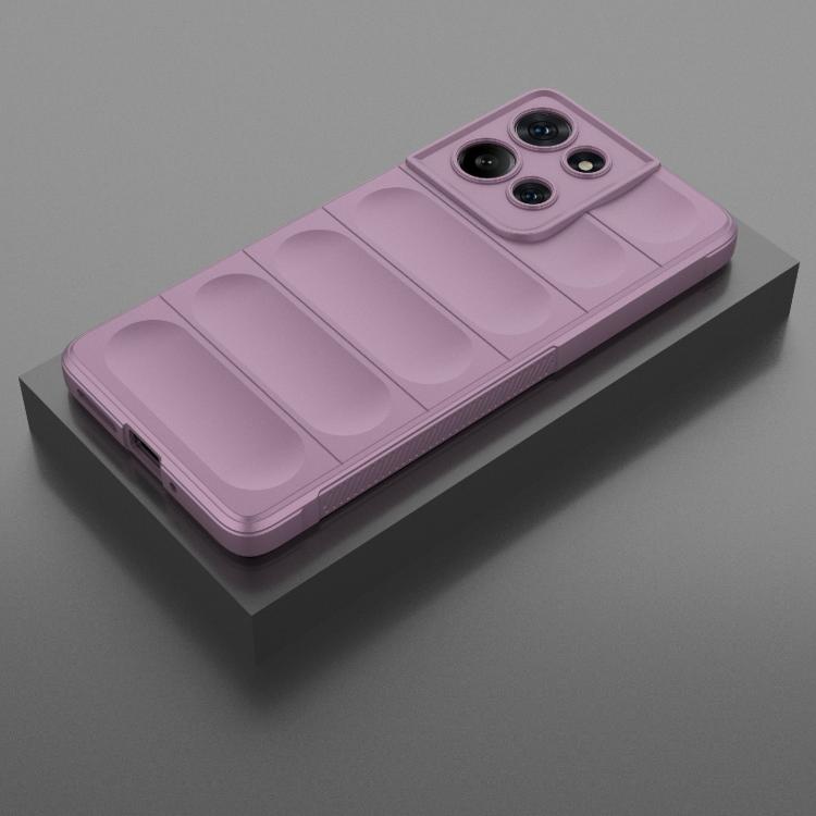 For Motorola Moto G75 5G Global Magic Shield TPU + Flannel Phone Case(Purple) - free shipping - PMC TechLife - Order now!