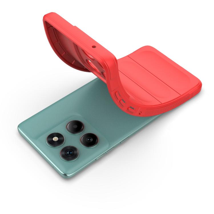 For Motorola Edge 60 Fusion 5G Global Magic Shield TPU + Flannel Phone Case(Red) - free shipping - PMC TechLife - Order now!
