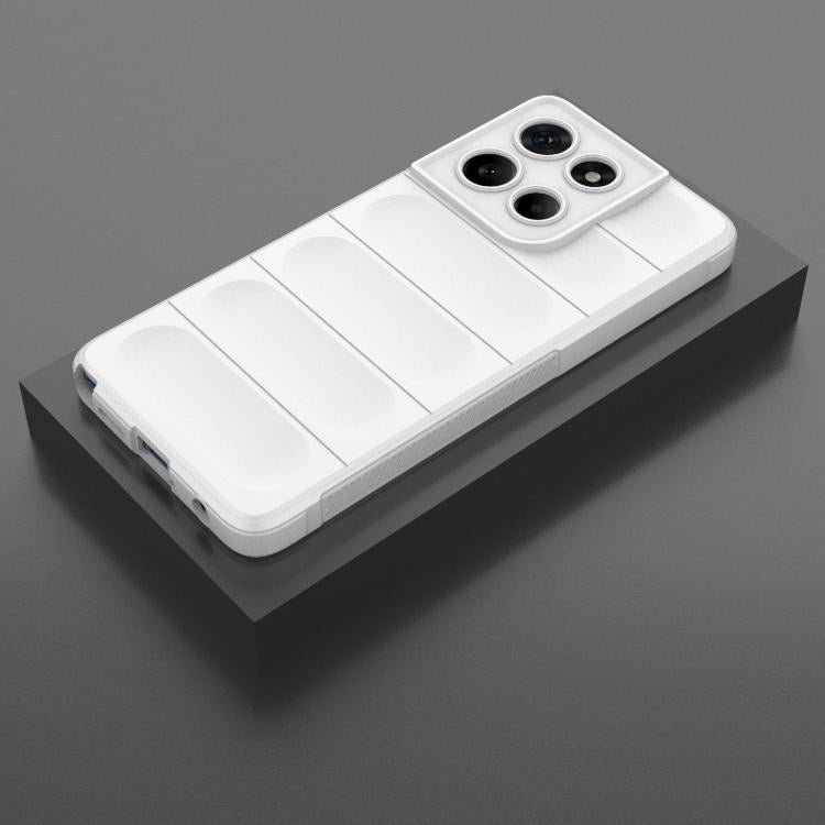 For Motorola Edge 60 Stylus 5G Global Magic Shield TPU + Flannel Phone Case(White) - free shipping - PMC TechLife - Order now!