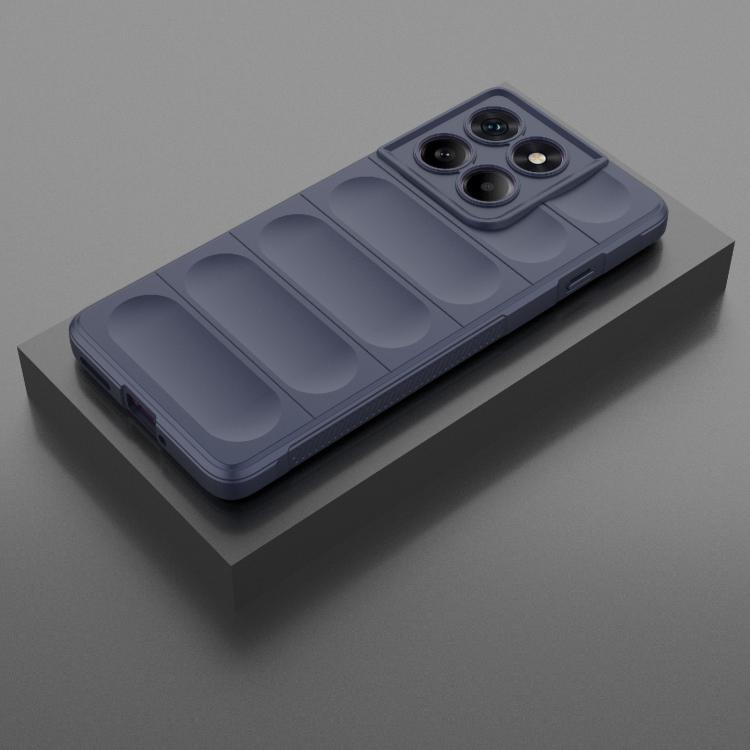 For Motorola Edge 60 Pro 5G Magic Shield TPU + Flannel Phone Case(Dark Blue) - free shipping - PMC TechLife - Order now!