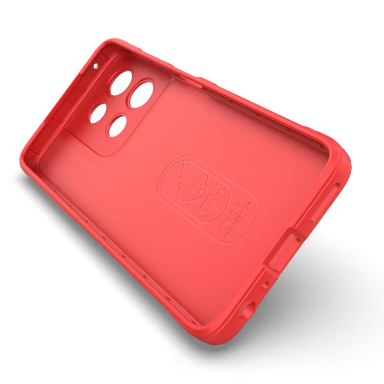 For Motorola Moto G56 5G Magic Shield TPU + Flannel Phone Case(Wine Red) - free shipping - PMC TechLife - Order now!