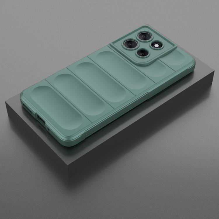 For Motorola Moto G86 5G Magic Shield TPU + Flannel Phone Case(Dark Green) - free shipping - PMC TechLife - Order now!