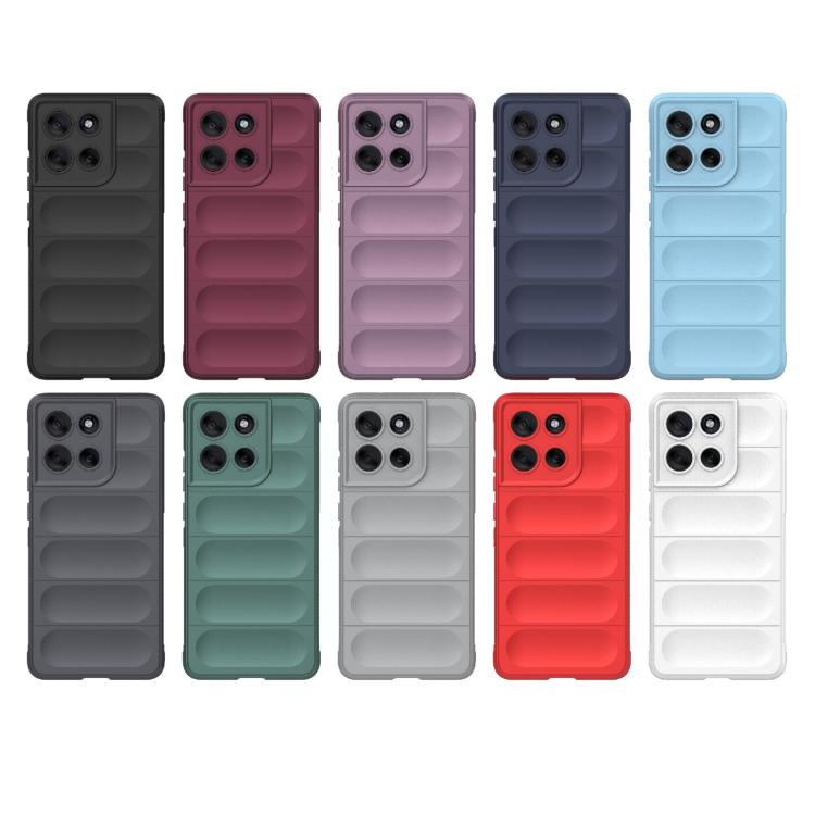 For Motorola Moto G86 5G Magic Shield TPU + Flannel Phone Case(Dark Green) - free shipping - PMC TechLife - Order now!