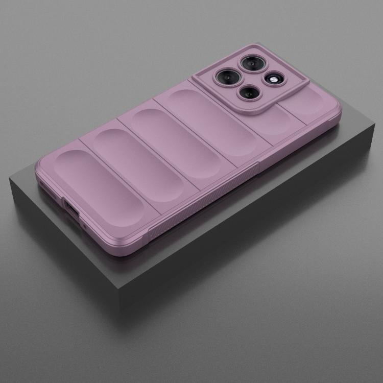 For Motorola Moto G86 5G Magic Shield TPU + Flannel Phone Case(Purple) - free shipping - PMC TechLife - Order now!