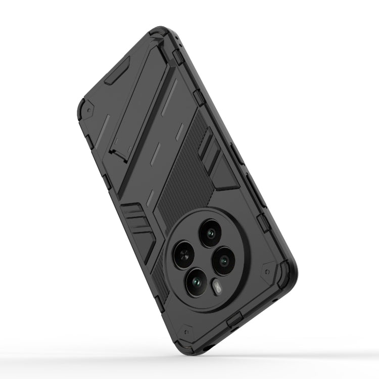 For Realme 12+ 5G Global Punk Armor 2 in 1 PC + TPU Phone Case with Holder(Orange) - Realme Cases by PMC TechLife | Online Shopping South Africa | PMC TechLife | Buy Now Pay Later Mobicred