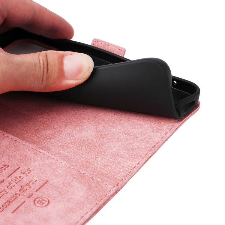 For OPPO Reno11 Pro 5G Global BETOPNICE Dual-side Buckle Leather Phone Case(Pink) - OPPO Cases by BETOPNICE | Online Shopping South Africa | PMC Jewellery | Buy Now Pay Later Mobicred