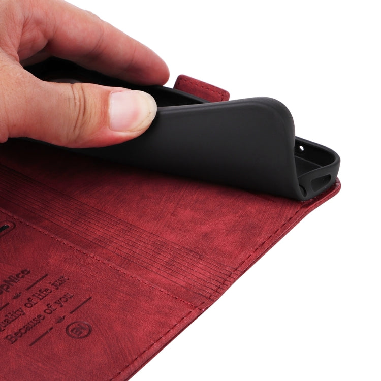For OPPO Reno11 Pro 5G Global BETOPNICE Dual-side Buckle Leather Phone Case(Red) - free shipping - PMC Jewellery - Order now!