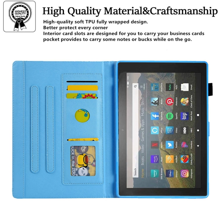 For Amazon Fire Max 11 2023 Colored Drawing Leather Smart Tablet Case(Starry Sky) - Amazon by PMC TechLife | Online Shopping South Africa | PMC TechLife | Buy Now Pay Later Mobicred