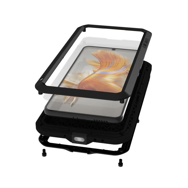 For Huawei Mate 50 Pro LOVE MEI POWERFUL Metal Shockproof Life Waterproof Dustproof Phone Case(Army Green) - free shipping - PMC TechLife - Order now!