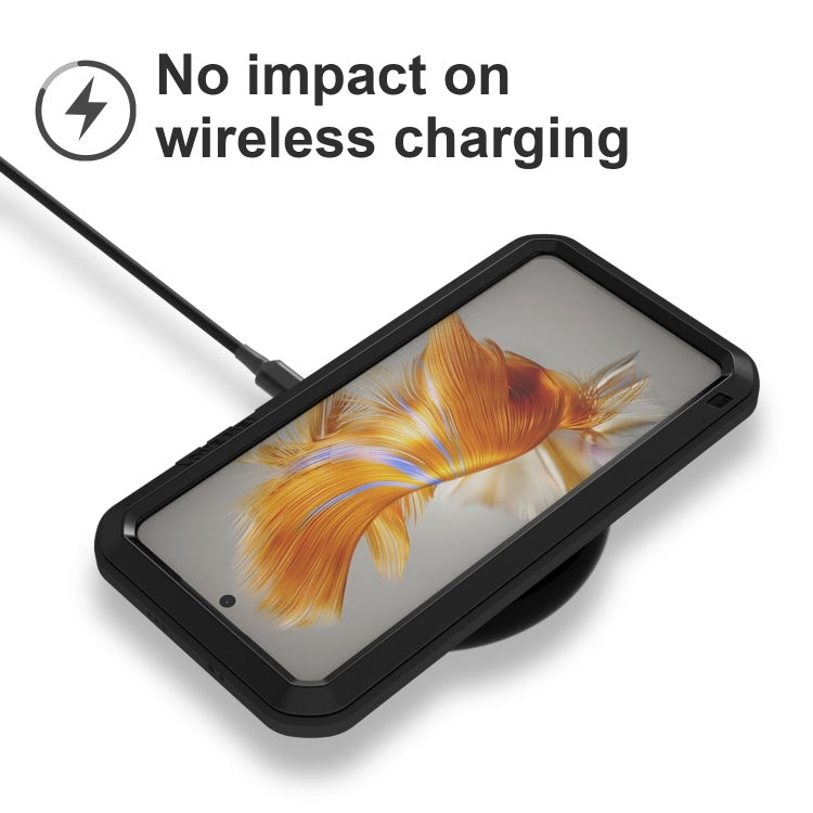 For Huawei Mate 50 LOVE MEI POWERFUL Metal Shockproof Life Waterproof Dustproof Phone Case(Yellow) - free shipping - PMC TechLife - Order now!