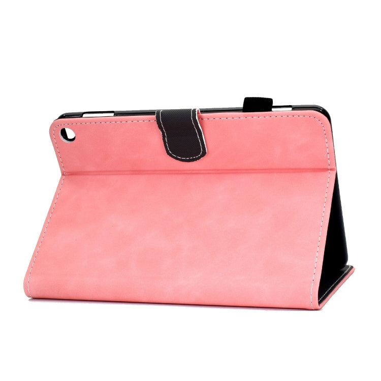 For Amazon Fire Max 11 2023 Cowhide Texture Smart Leather Tablet Case(Pink) - Amazon by PMC TechLife | Online Shopping South Africa | PMC TechLife | Buy Now Pay Later Mobicred