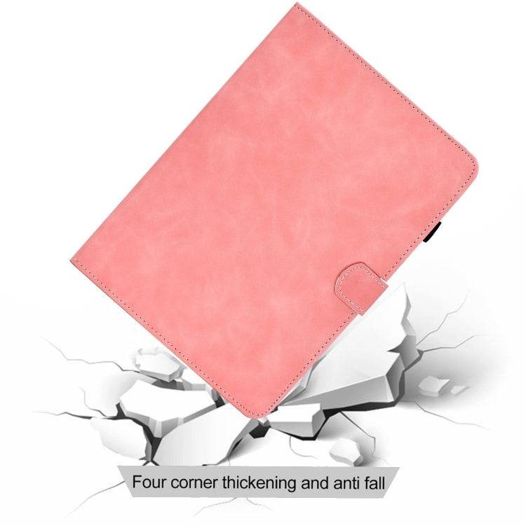 For Amazon Fire Max 11 2023 Cowhide Texture Smart Leather Tablet Case(Pink) - Amazon by PMC TechLife | Online Shopping South Africa | PMC TechLife | Buy Now Pay Later Mobicred