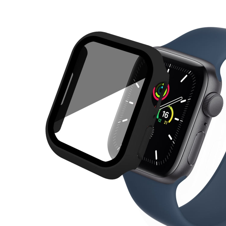 For Apple Watch Ultra 49mm Frosted PC + Anti-spy Tempered Film Integrated Watch Protective Case(Black) - free shipping - PMC Jewellery - Order now!