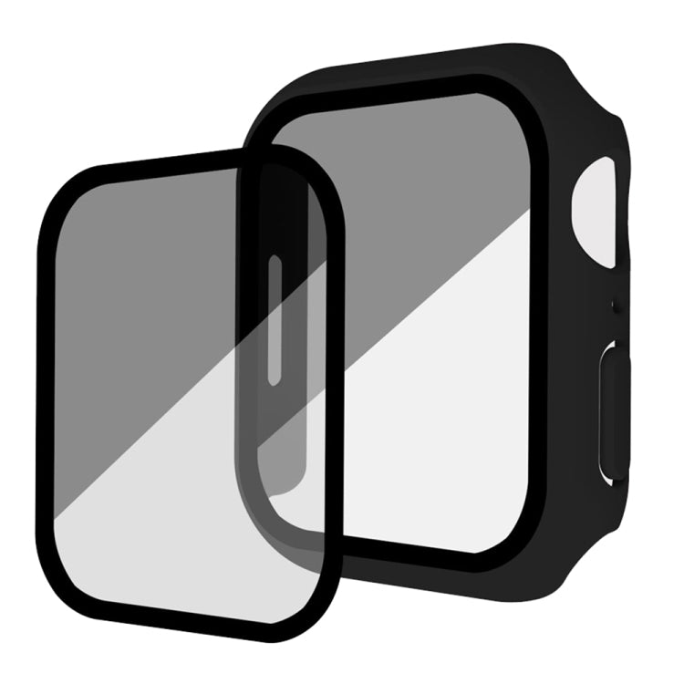 For Apple Watch Ultra 49mm Frosted PC + Anti-spy Tempered Film Integrated Watch Protective Case(Black) - free shipping - PMC Jewellery - Order now!