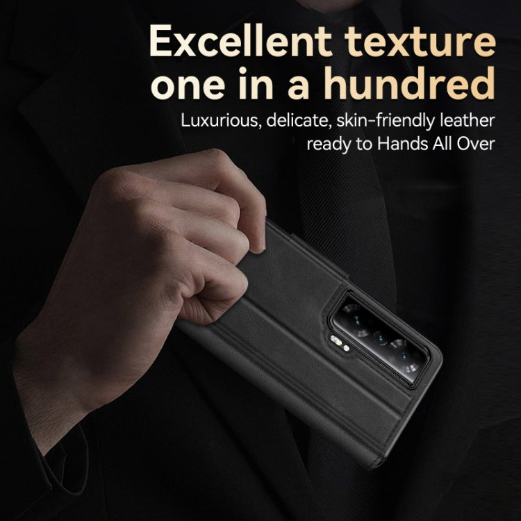 For Honor Magic Vs SULADA All-inclusive Magnetic Snap Flip Leather Phone Case(Green) - free shipping - PMC TechLife - Order now!