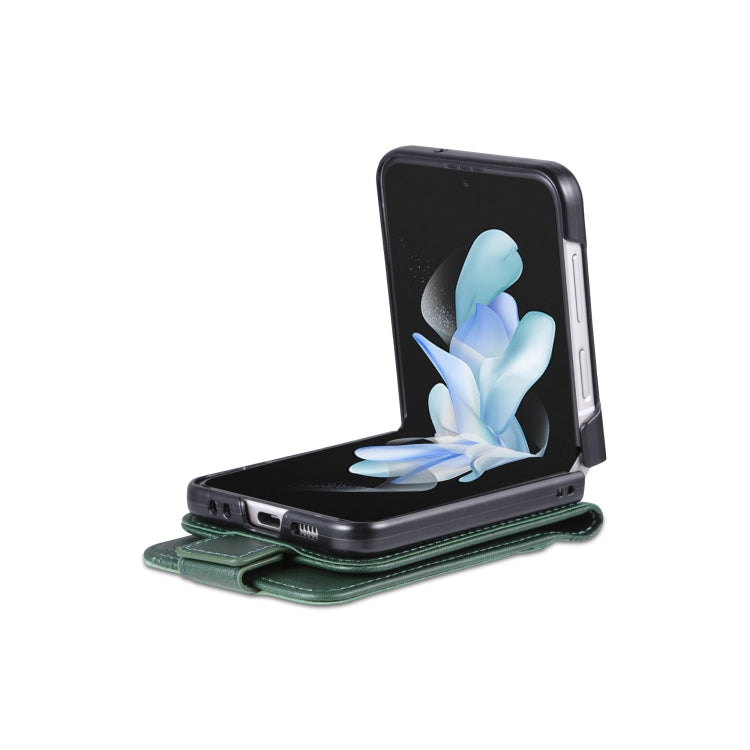 For Samsung Galaxy Z Flip5 5G AZNS Magnetic Calf Texture Flip Leather Phone Case(Dark Green) - Galaxy Z Flip5 Cases by AZNS | Online Shopping South Africa | PMC TechLife