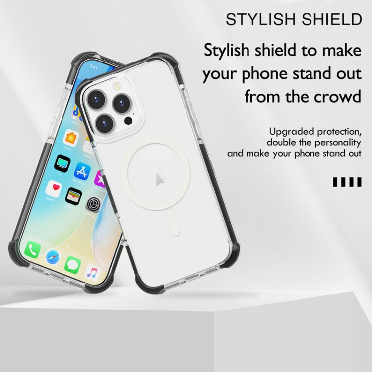 For iPhone 16e Acrylic Magsafe Magnetic Shockproof Phone Case(Blue) - iPhone 16e Cases by PMC TechLife | Online Shopping South Africa | PMC TechLife | Buy Now Pay Later Mobicred