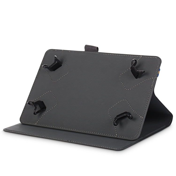 For 7-8 inch Marble Cloth Texture Horizontal Flip Universal Tablet PC Leather Case with Pen Slot & Holder(Dark Blue) - 8 inch by PMC TechLife | Online Shopping South Africa | PMC TechLife | Buy Now Pay Later Mobicred