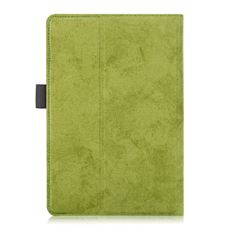 For 7-8 inch Marble Cloth Texture Horizontal Flip Universal Tablet PC Leather Case with Pen Slot & Holder(Green) - 8 inch by PMC TechLife | Online Shopping South Africa | PMC TechLife | Buy Now Pay Later Mobicred