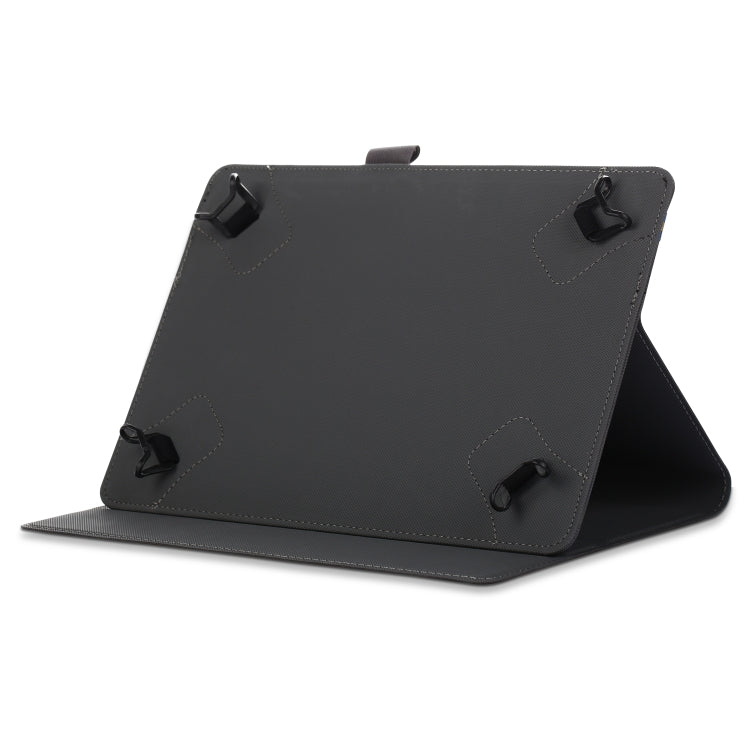 For 9-11 inch Marble Cloth Texture Horizontal Flip Universal Tablet PC Leather Case with Pen Slot & Holder(Green) - 10 - 11 inch by PMC TechLife | Online Shopping South Africa | PMC TechLife | Buy Now Pay Later Mobicred