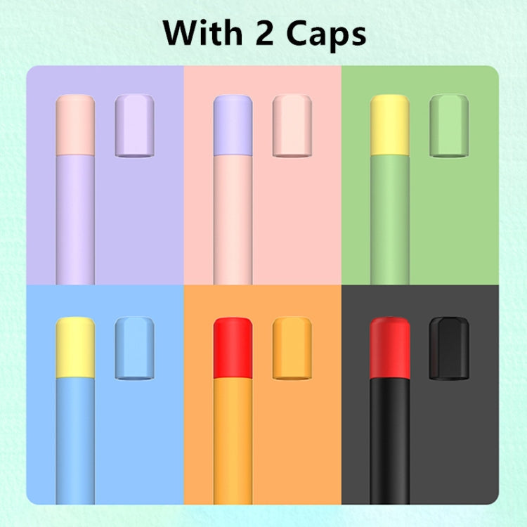 For Xiaomi Inspired II Stylus Pen Contrast Color Protective Case(Black) - Pencil Accessories by PMC TechLife | Online Shopping South Africa | PMC TechLife | Buy Now Pay Later Mobicred