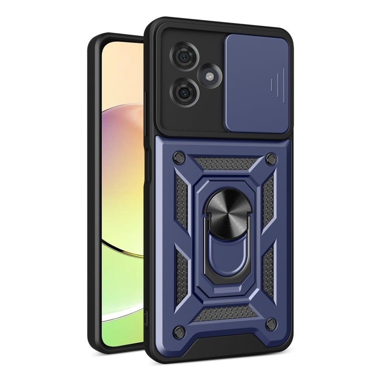 For Motorola Moto G54 5G EU Sliding Camera Cover Design TPU+PC Phone Case(Blue) - free shipping - PMC TechLife - Order now!