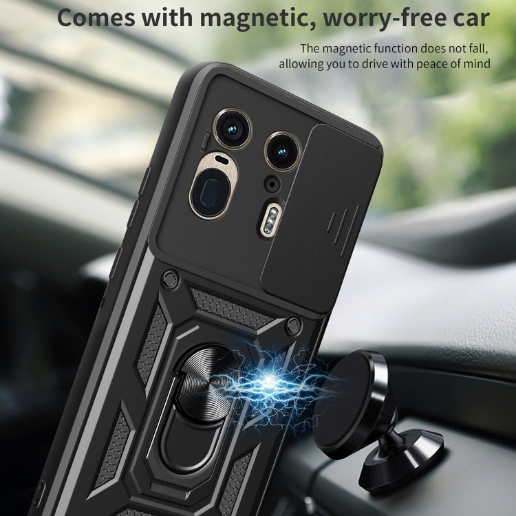 For Motorola Edge 50 Ultra Sliding Camera Cover Design TPU+PC Phone Case(Gold) - free shipping - PMC TechLife - Order now!