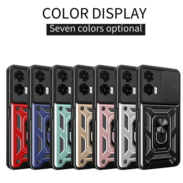 For Motorola Moto G35 5G Global Sliding Camera Cover Design TPU+PC Phone Case(Rose Gold) - free shipping - PMC TechLife - Order now!
