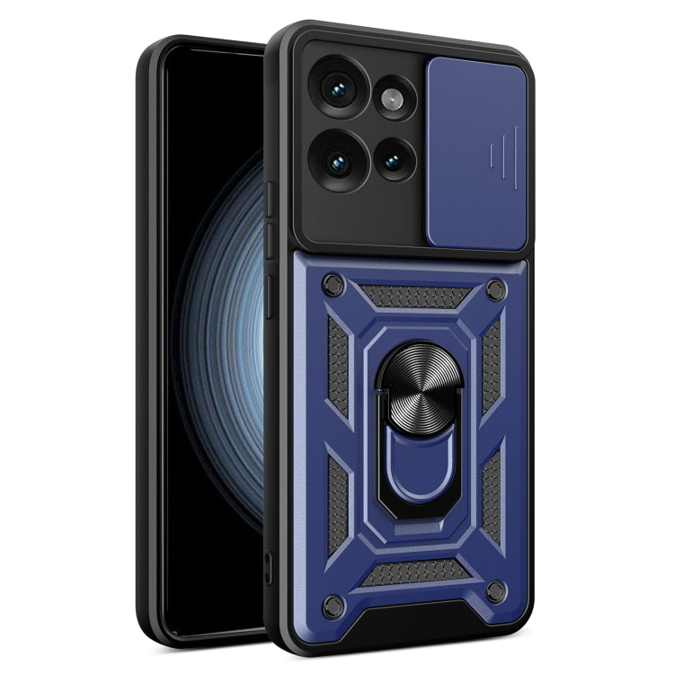 For Motorola Edge 50 5G Sliding Camera Cover Design TPU+PC Phone Case(Blue) - free shipping - PMC TechLife - Order now!