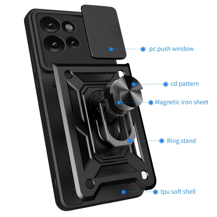For Motorola Edge 50 5G Sliding Camera Cover Design TPU+PC Phone Case(Blue) - free shipping - PMC TechLife - Order now!
