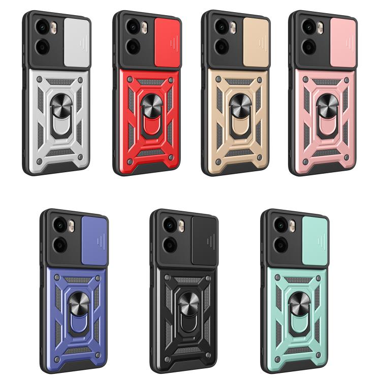 For Motorola Moto G05 Sliding Camera Cover Design TPU+PC Phone Case(Gold) - free shipping - PMC TechLife - Order now!