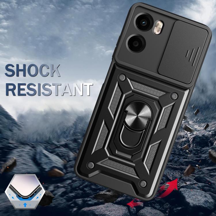 For Motorola Moto G05 Sliding Camera Cover Design TPU+PC Phone Case(Blue) - free shipping - PMC TechLife - Order now!