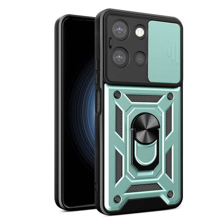 For Motorola Moto G 2025 Sliding Camera Cover Design TPU+PC Phone Case(Mint Green) - free shipping - PMC TechLife - Order now!