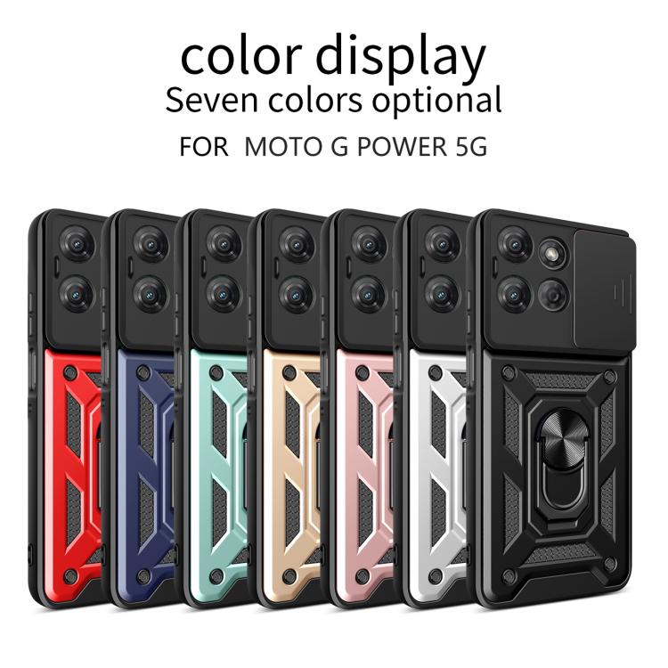 For Motorola Moto G Power 2025 Sliding Camera Cover Design TPU+PC Phone Case(Black) - free shipping - PMC TechLife - Order now!