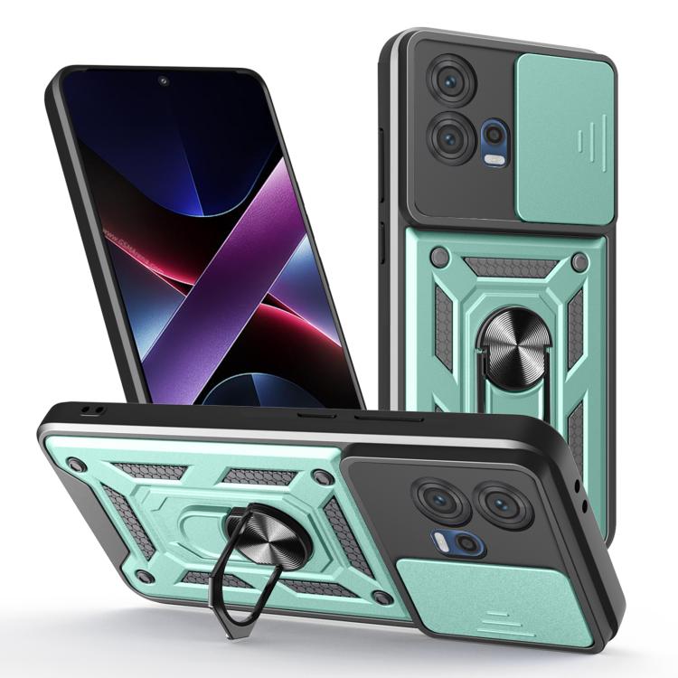 For Motorola Edge 30 Fusion Sliding Camera Cover Design TPU+PC Phone Case(Mint Green) - free shipping - PMC TechLife - Order now!