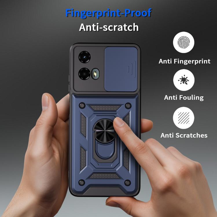 For Motorola Moto G 5G 2024 Sliding Camera Cover Design TPU+PC Phone Case(Rose Gold) - free shipping - PMC TechLife - Order now!
