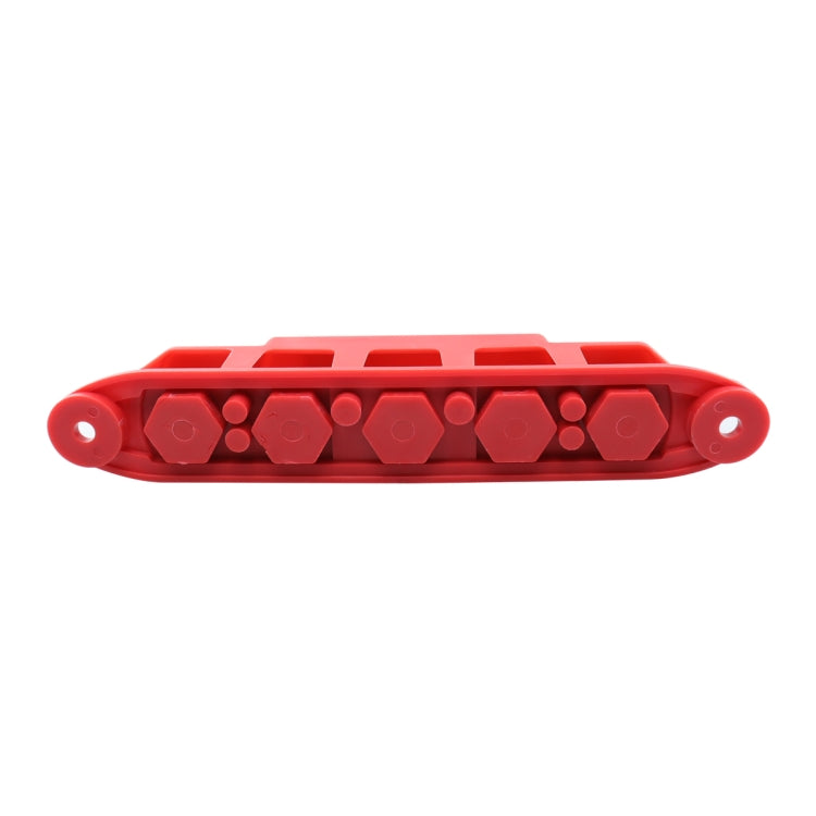 CP-4124-02 RV Yacht M8 Single Row 4-way Power Distribution Block Busbar with Cover with 300A Fuse - Booster Cable & Clip by PMC TechLife | Online Shopping South Africa | PMC TechLife | Buy Now Pay Later Mobicred