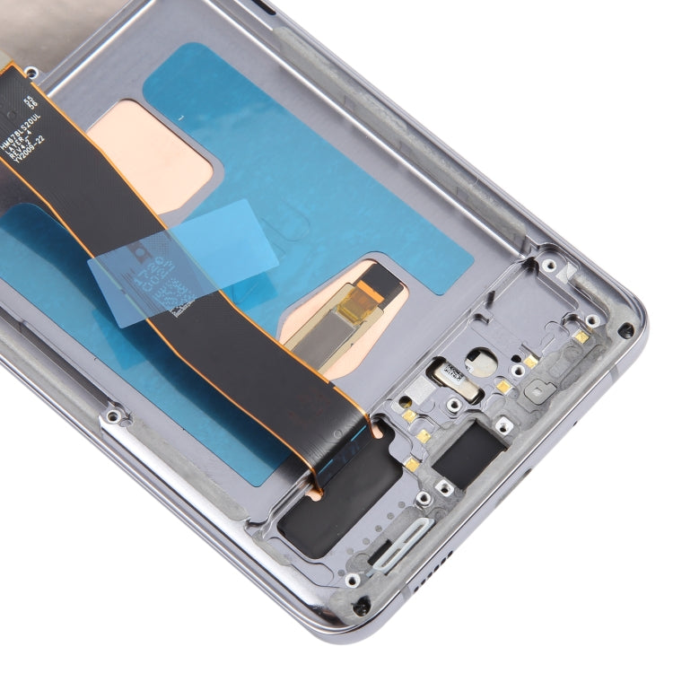 For Samsung Galaxy S20 Ultra 4G/5G SM-G988 6.67 inch OLED LCD Screen Digitizer Full Assembly with Frame (Grey) - free shipping - PMc TechLife - Order now!